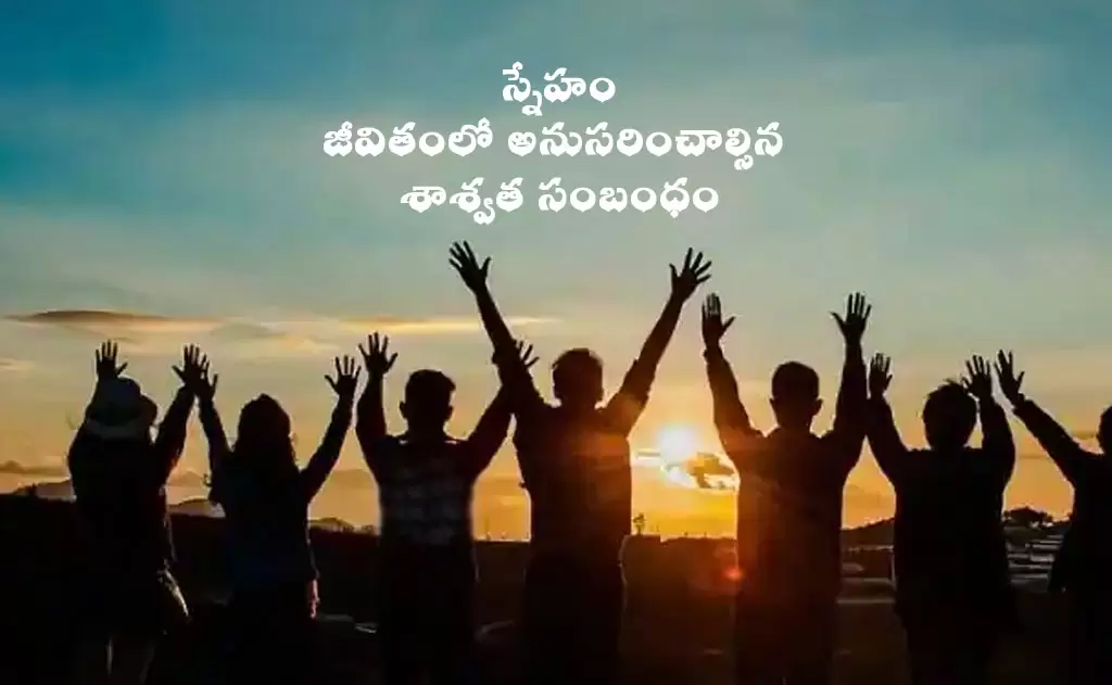 స్నేహం: జీవితంలో అనుసరించాల్సిన శాశ్వత సంబంధం