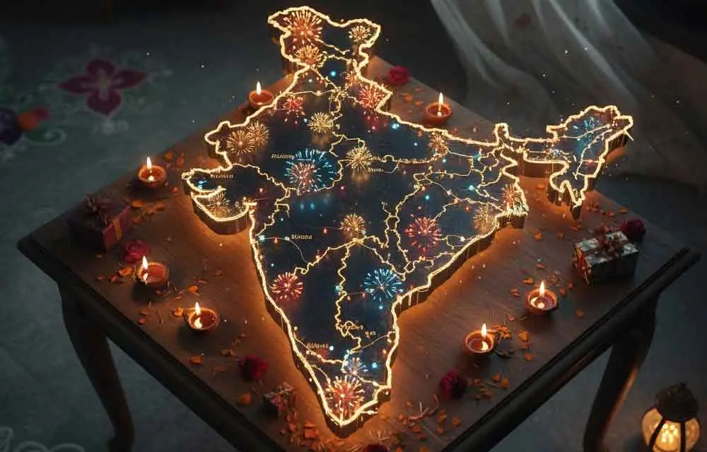 ఈరోజు 18/10/2025 నుండి ఐదు రోజుల దీపావళి — పండుగలు