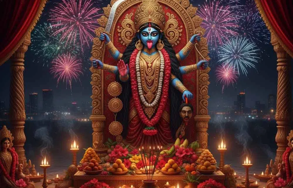 దీపావళి రాత్రి కాళీ పూజ: దివ్య స్త్రీ శక్తి వివరణ