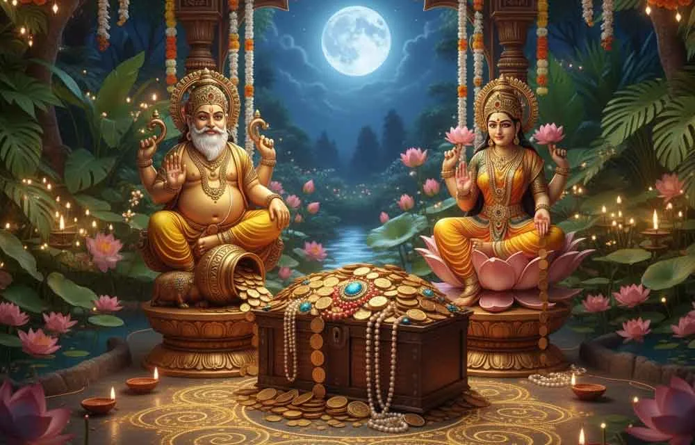 కుబేరుడు & లక్ష్మీదేవి: ఈ దీపావళికి సంపద, ఐశ్వర్యాలను ఆహ్వానిద్దాం