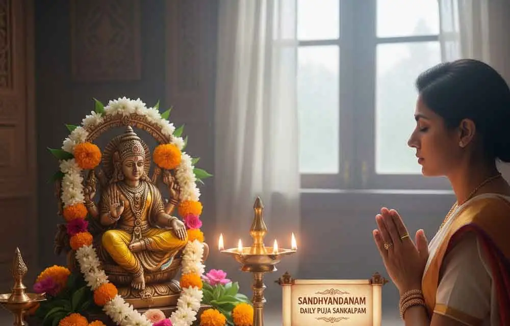 సంధ్యావందనం మరియు ఇతర పూజా కార్యక్రమాల సంకల్పము