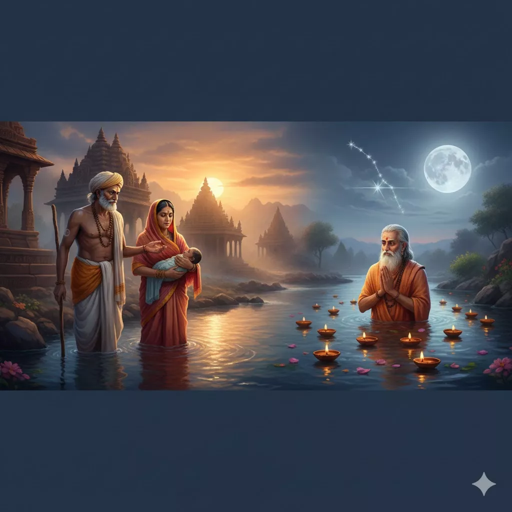 మాఘ పురాణం: శూద్రదంపతుల కథ & మాఘమాస స్నాన మహిమ — ఆధ్యాత్మికత