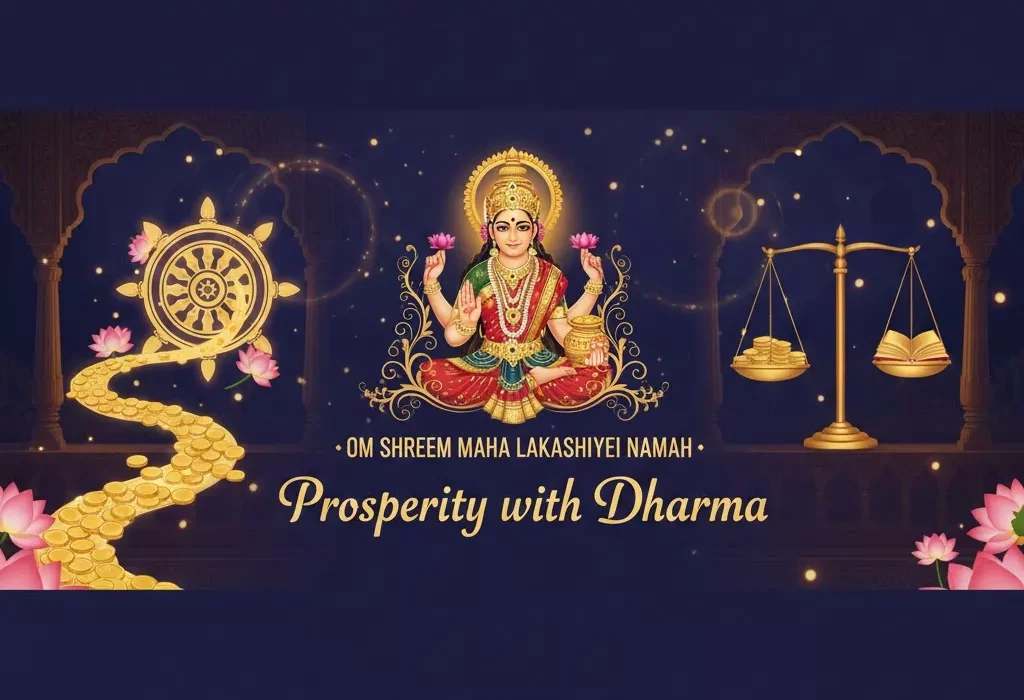 లక్ష్మీ మంత్రం: ధర్మంతో సమృద్ధి — స్తోత్రమ్, పూజలు, వ్రతాలు