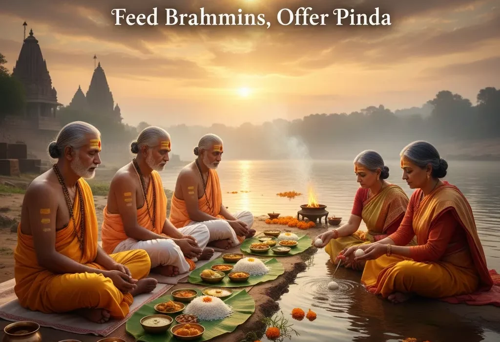 महालय अमावस्या विशेष: ब्राह्मण भोजन व पिंडदान से करोड़ों जन्मों के पाप नष्ट — Traditions