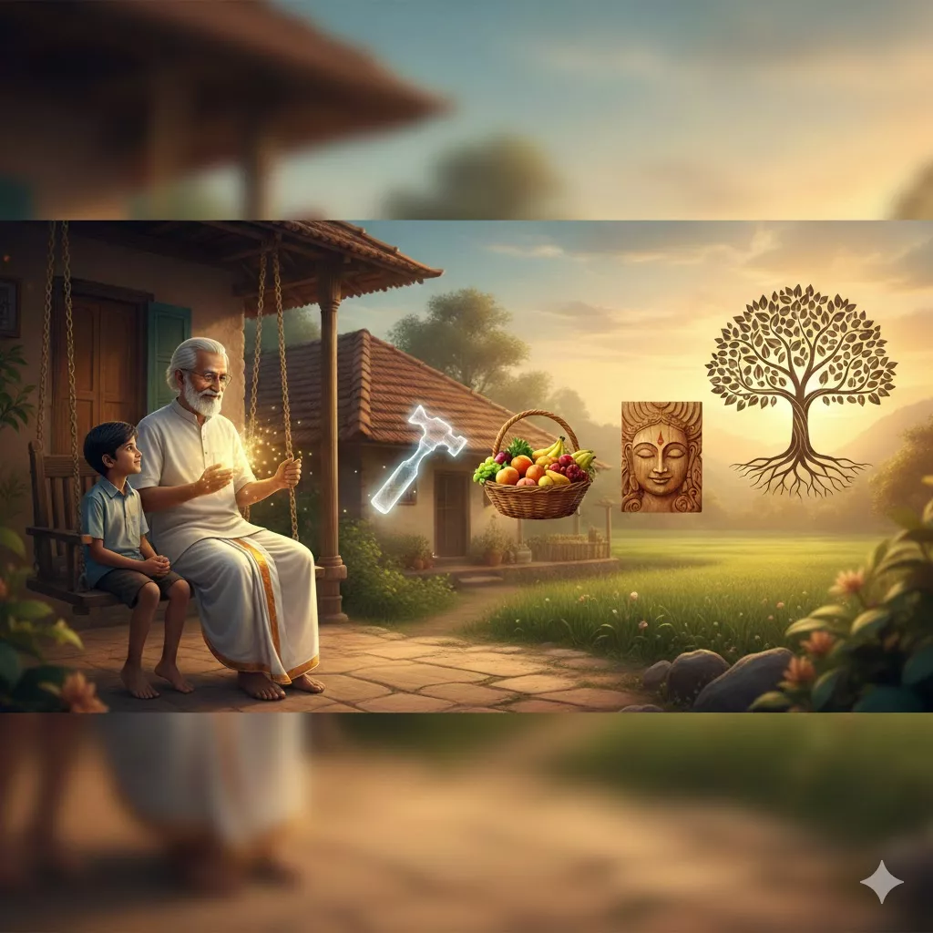 జీవితానికి సరైన సాధనాలు: నిజాయితీ, సంతృప్తి & వృద్ధుల విలువపై హృదయాన్ని తాకే కథ — కథలు