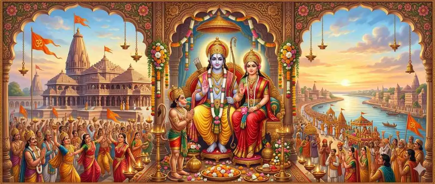 శ్రీ రామ నవమి సందేశం: శ్రీరాముని జీవన మార్గం & సీతారాముల మహిమ — homebanner