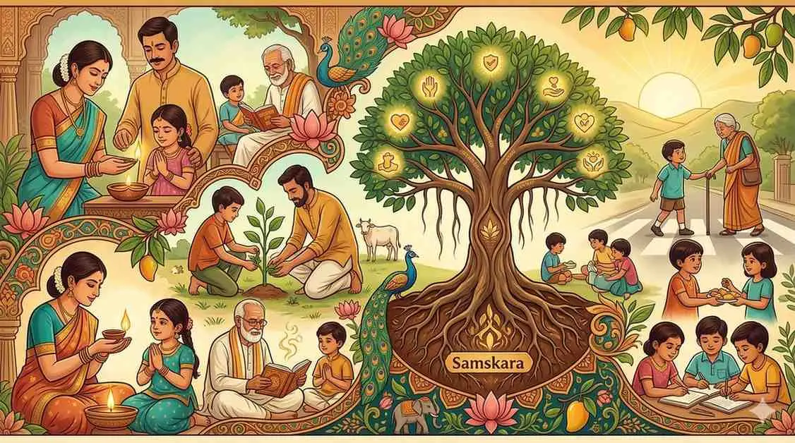 సంస్కారబలం: పిల్లలపై తల్లిదండ్రుల ప్రభావం & భారతీయ విలువలు — homebanner